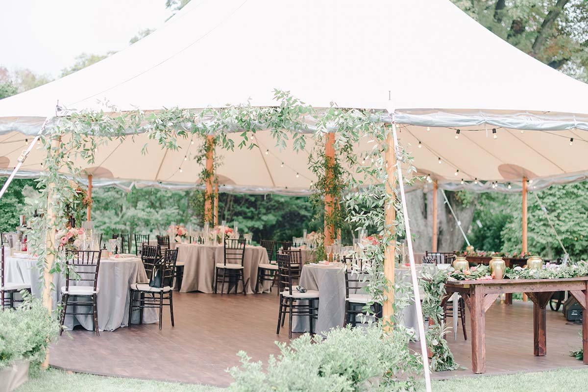 Backyard Wedding with a Micro Guest List in Villanova, PA