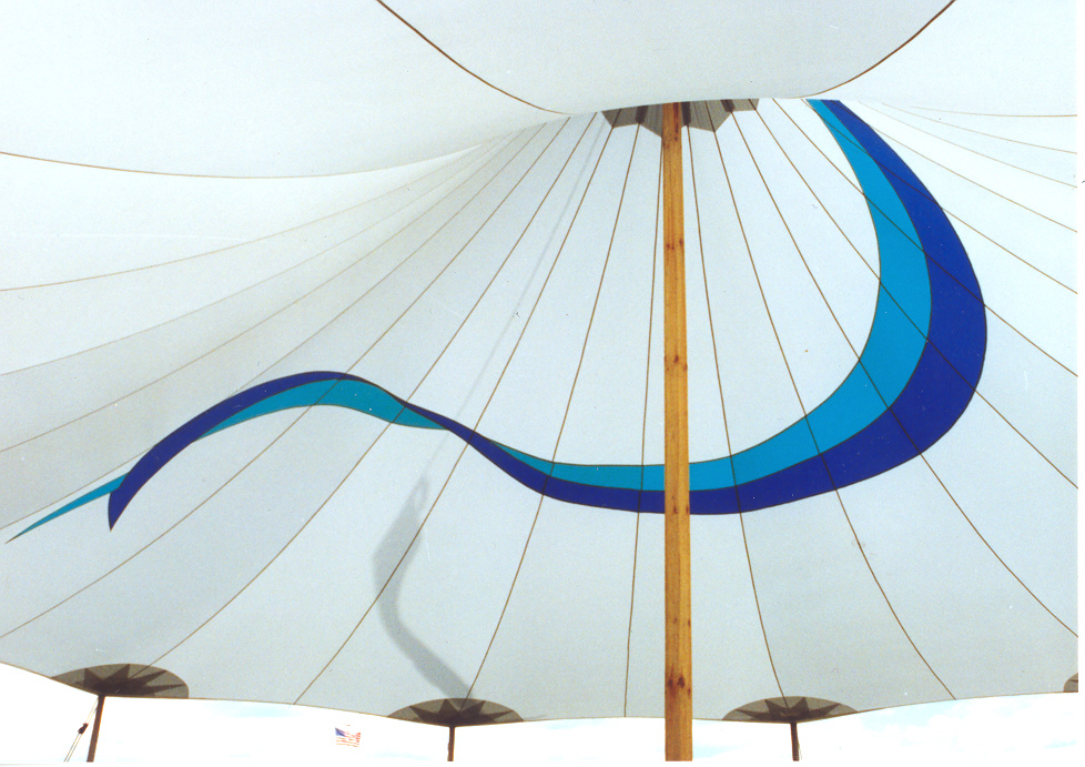 Inside of a Sperry Tent